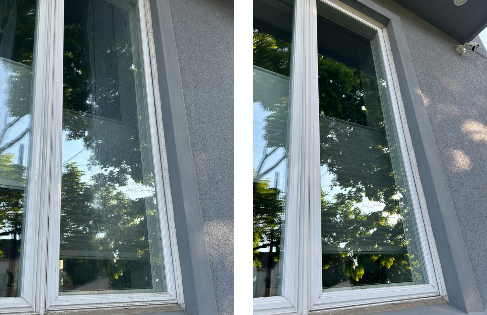 Before and after deep clean