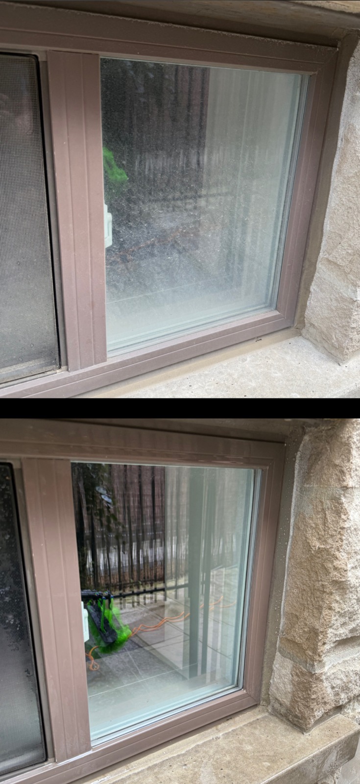 Before and after multi-storey work